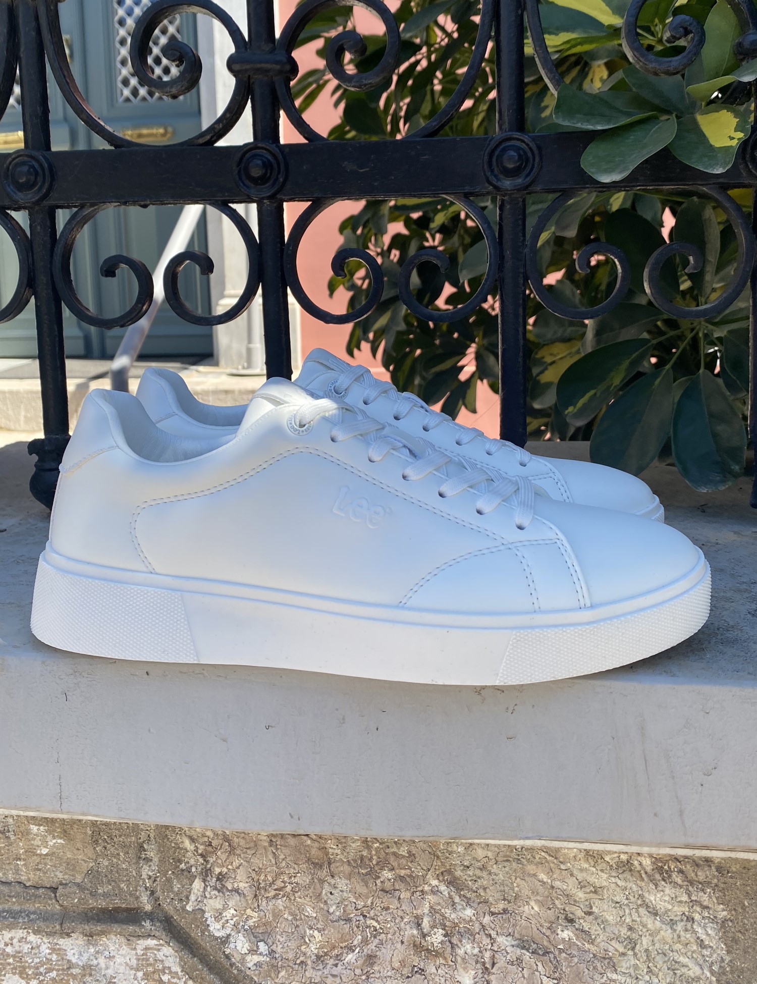 Lee ανδρικά λευκά casual sneakers 50261026W